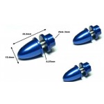 RC Model 3mm Hole Blue Metal Propeller Adapter